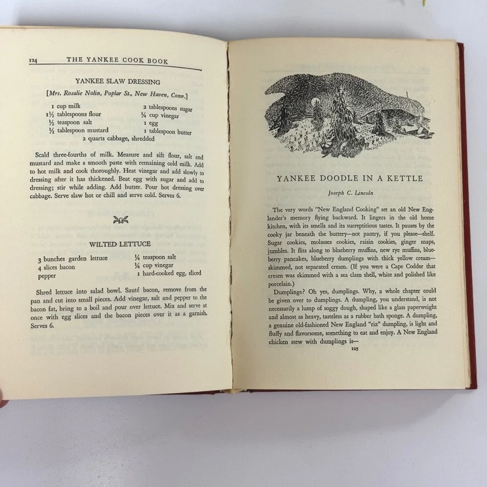 The Yankee Cook Book Imogene Wolcott 1963 New England Recipes Vintage Hardcover
